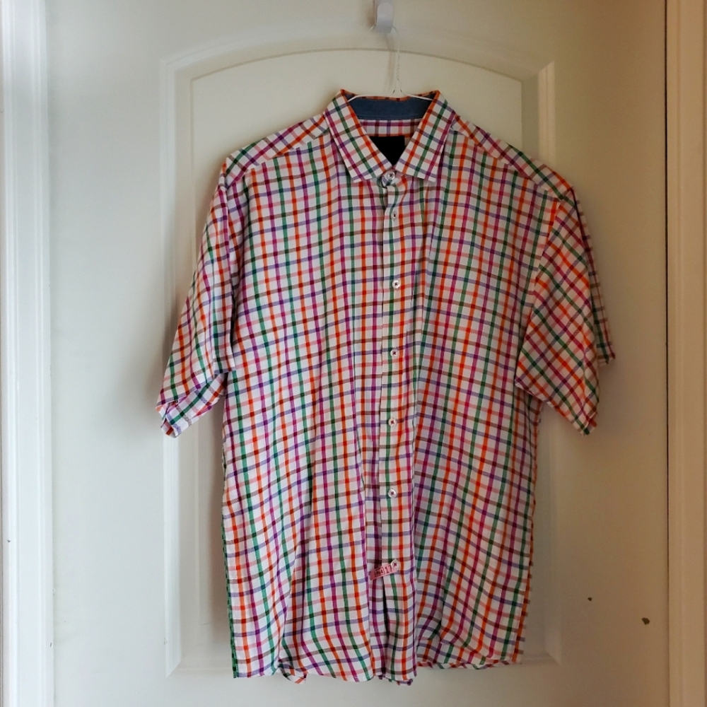 Multicolor Checkered Men's Shirt